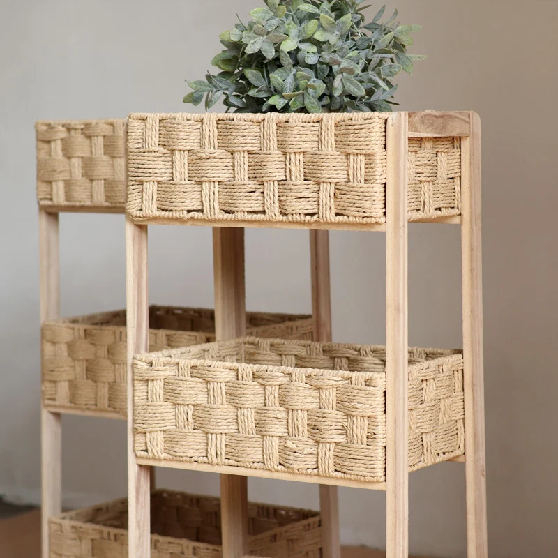 Beef Storage Tower with Woven Baskets Stornfield