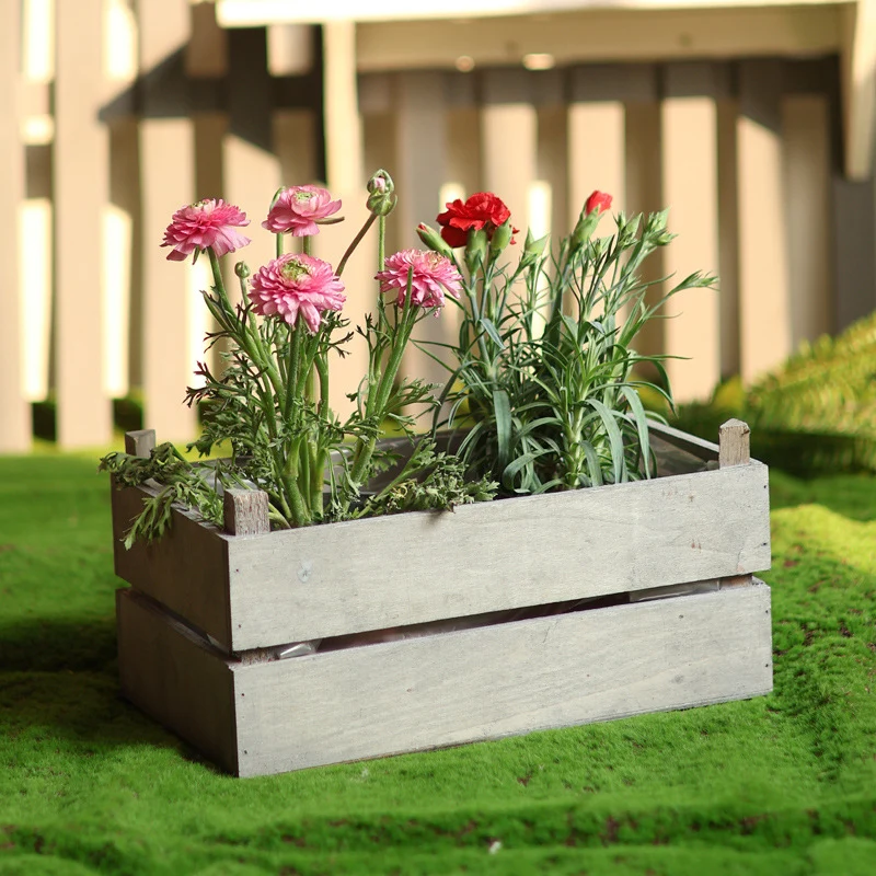 Practical storage box made of wood Stornfield