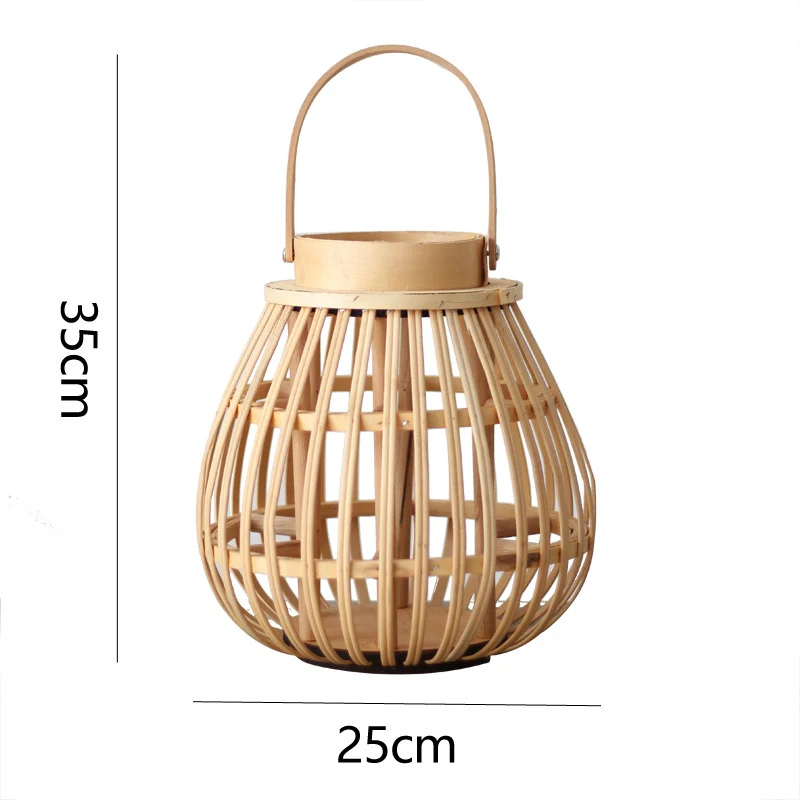 Natural Rattan Lantern Stornfield