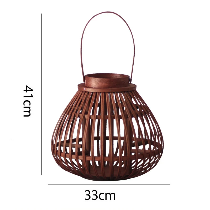 Natural Rattan Lantern Stornfield