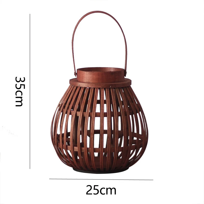 Natural Rattan Lantern Stornfield