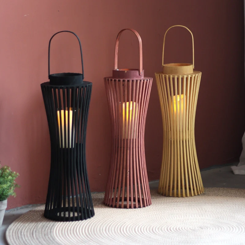 Modern lantern with braided design Stornfield