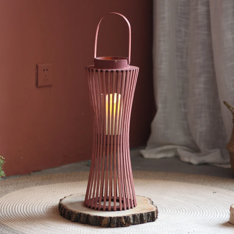 Modern lantern with braided design Stornfield