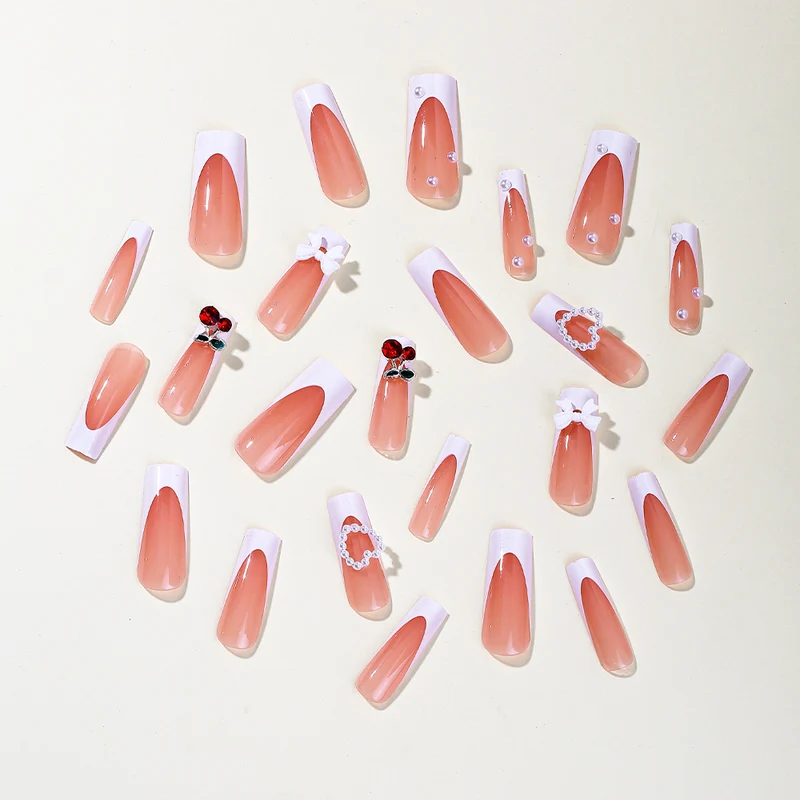 Dekorative 3D Nagelkunst Verlängerungen Karnz