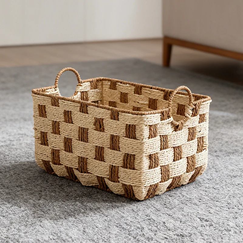 Handwoven storage basket Stornfield
