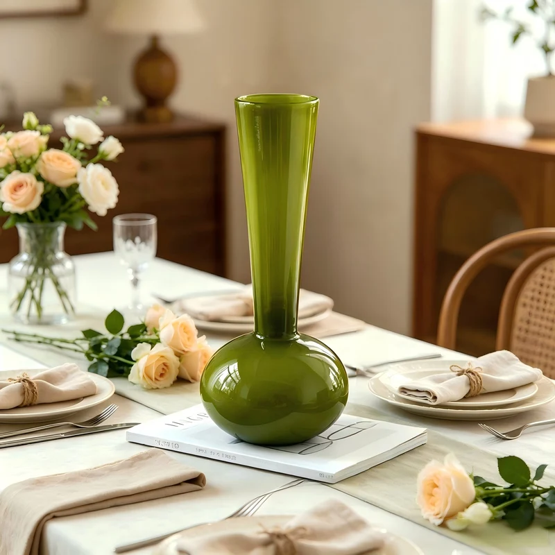 Decorative glass vase Stornfield