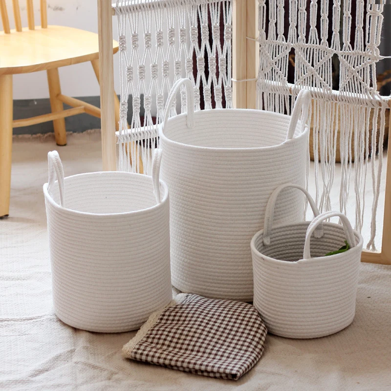 Stylish storage basket with handles Stornfield