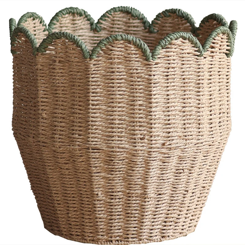 Stylish storage basket with wave edge Stornfield
