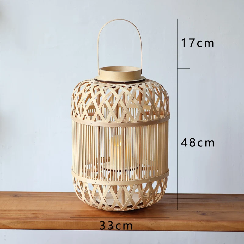 Stylish Rattan Lantern Stornfield