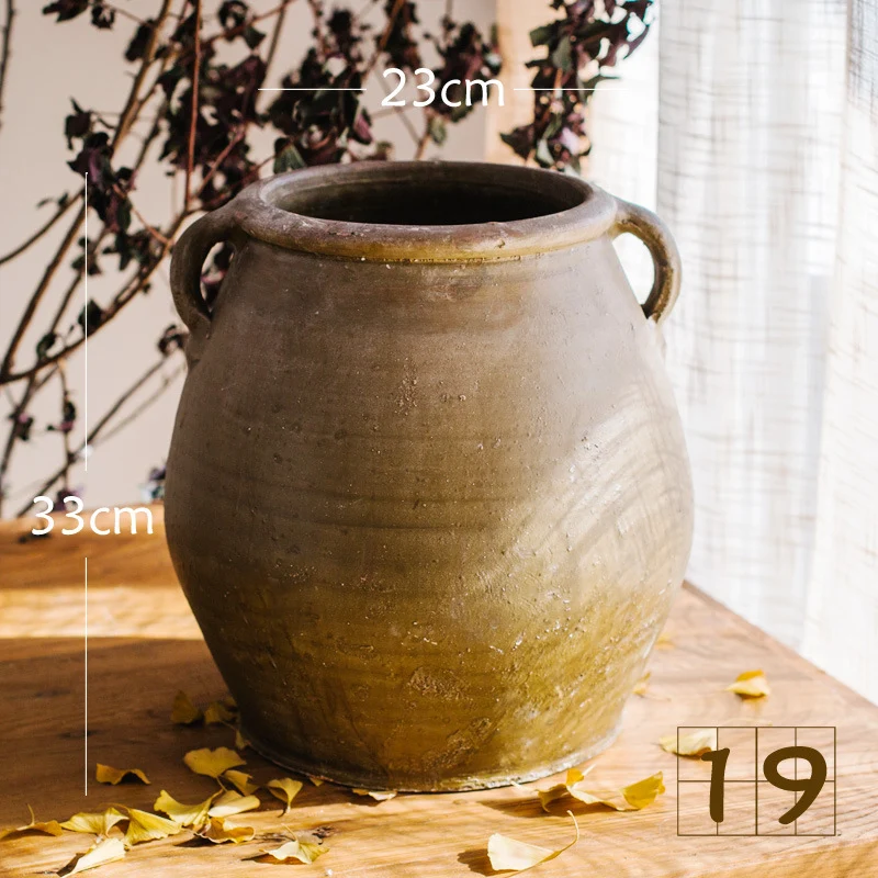 Rustic ceramic pot with handmade design Stornfield
