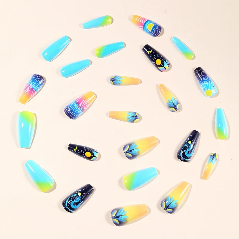 Cosmic Ocean Nagelkunst Design Karnz