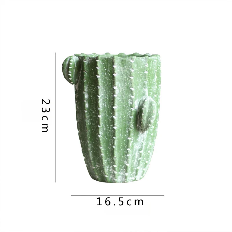 Decorative flower pot in cactus shape Stornfield