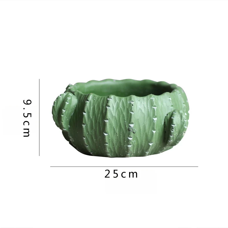 Decorative flower pot in cactus shape Stornfield
