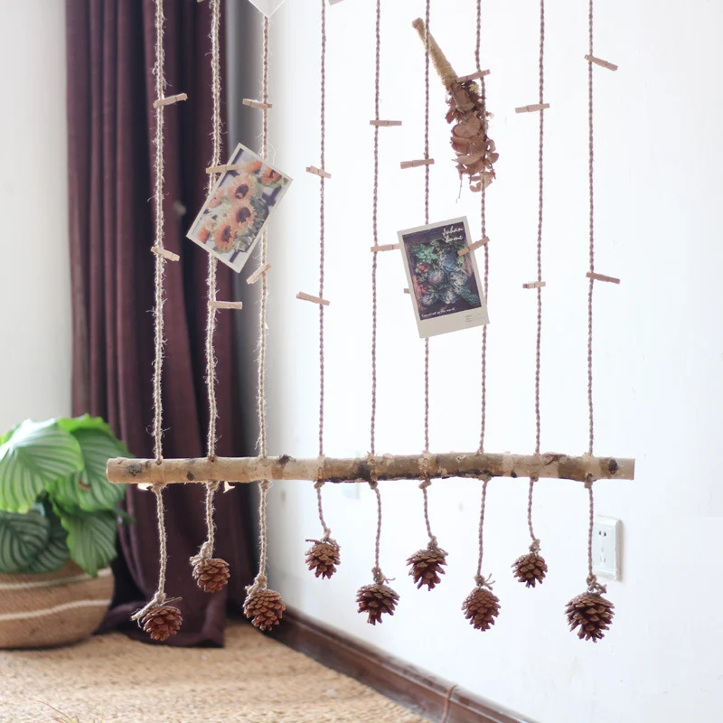 Decorative wall tapestry with natural motifs Stornfield