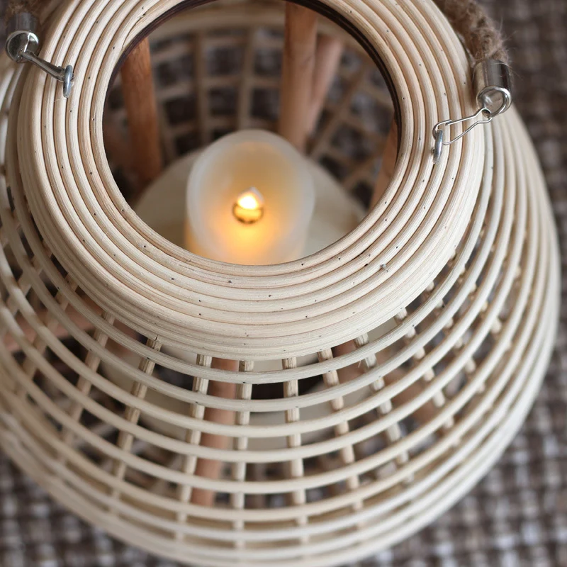 Decorative Rattan Lantern Stornfield