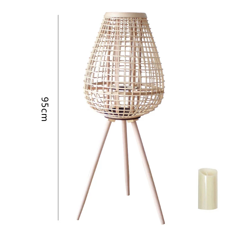 Decorative Rattan Lantern Stornfield