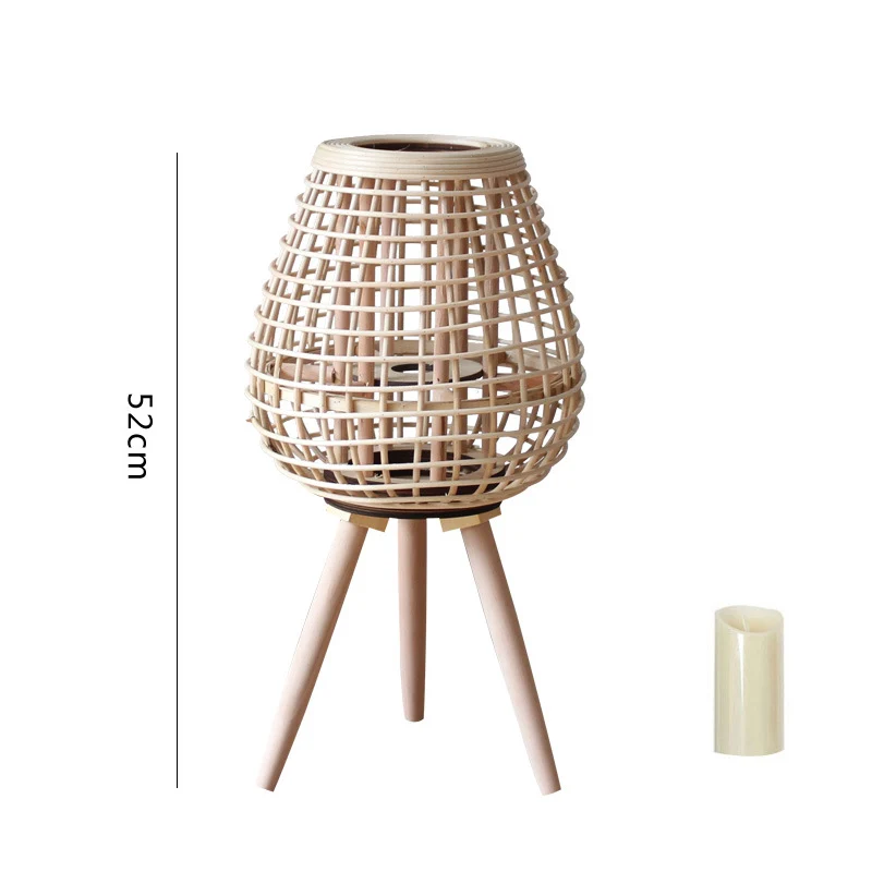 Decorative Rattan Lantern Stornfield