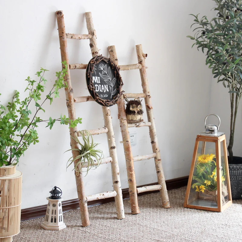 Decorative wooden ladder Stornfield