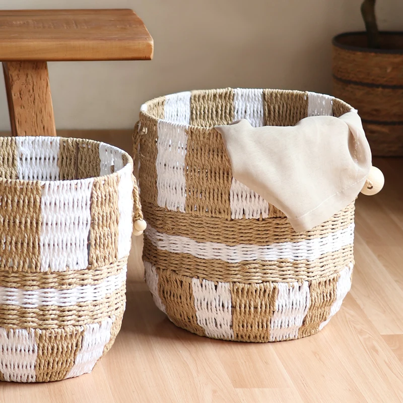 Handcrafted storage basket Stornfield