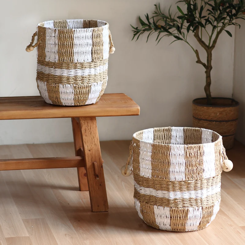 Handcrafted storage basket Stornfield