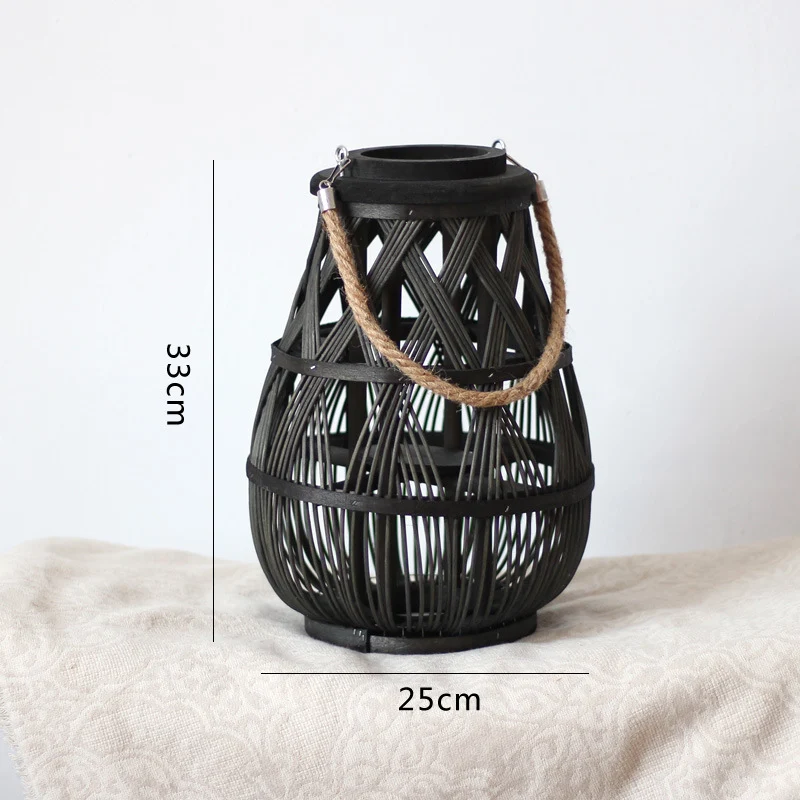 Handmade Rattan Lantern Stornfield