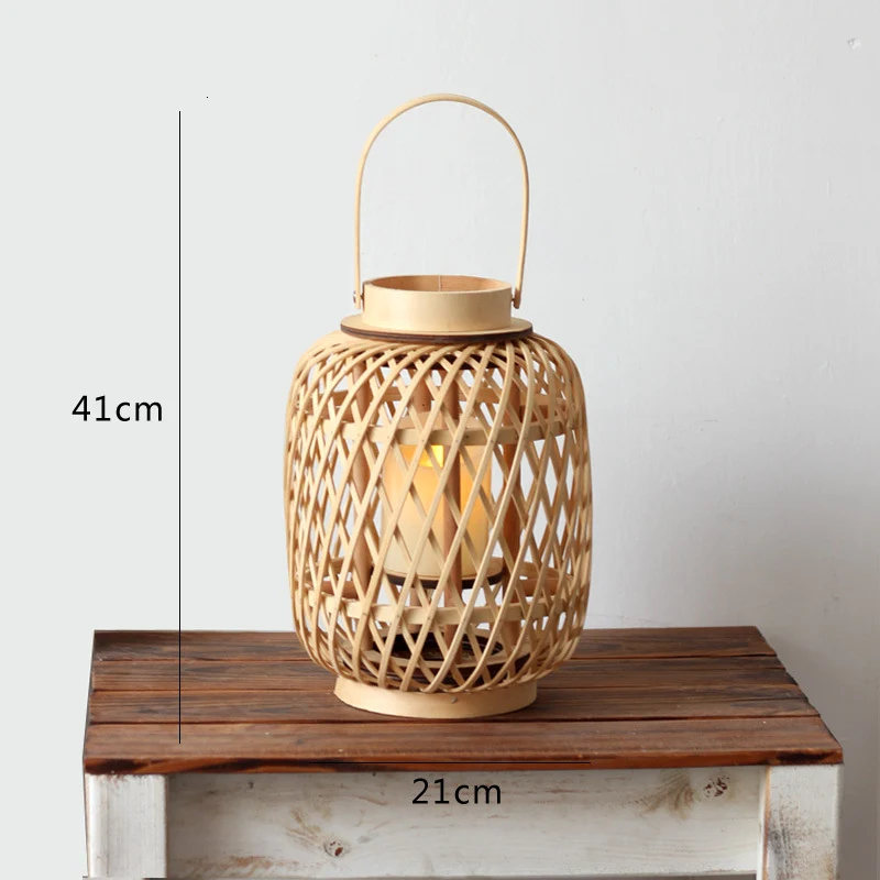 Handmade Rattan Lantern Stornfield