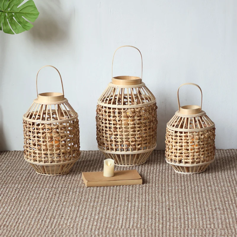 Handcrafted Rattan Lantern Stornfield