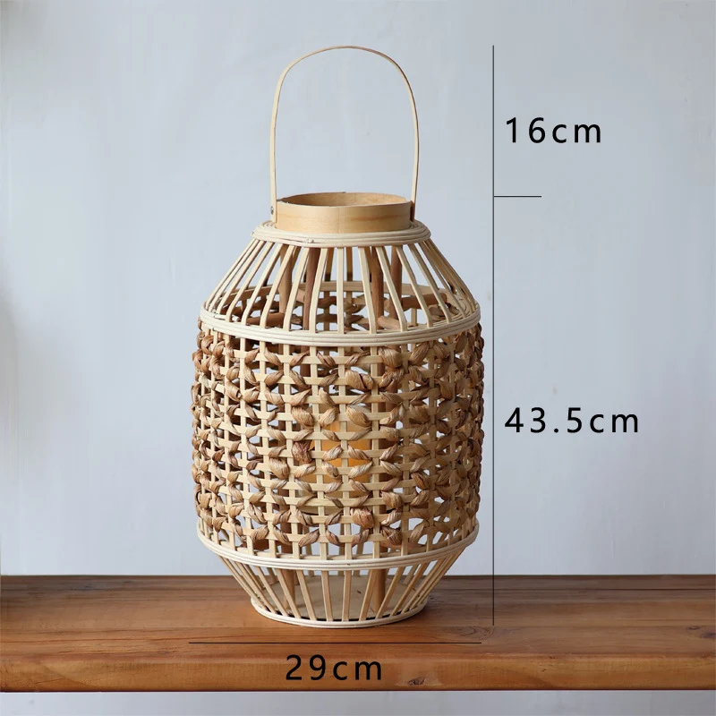 Handcrafted Rattan Lantern Stornfield
