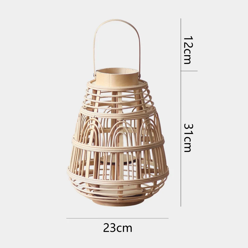Handcrafted Rattan Lantern Stornfield