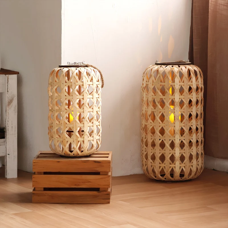 Handcrafted lantern in natural design Stornfield