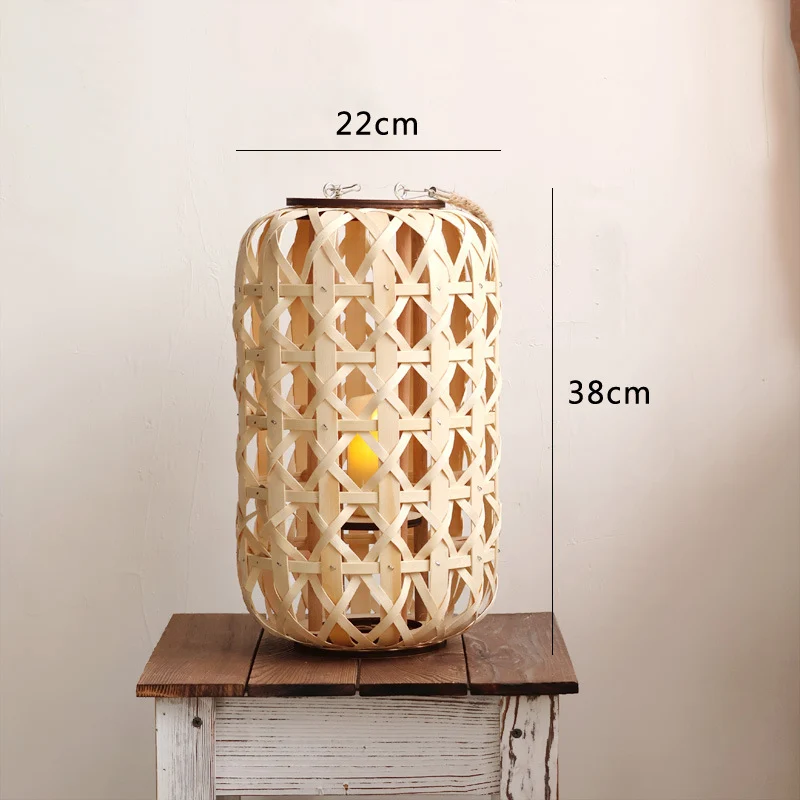 Handcrafted lantern in natural design Stornfield