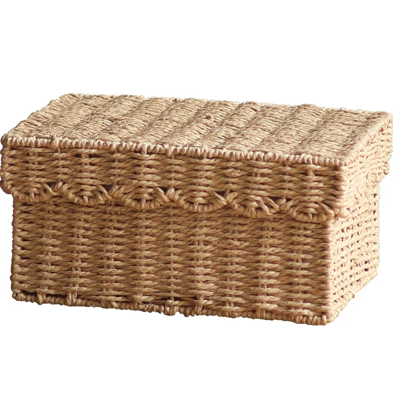 Handcrafted storage boxes made of natural material Stornfield