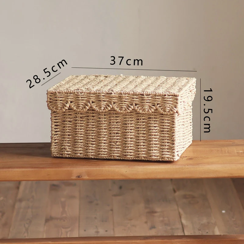 Handcrafted storage boxes made of natural material Stornfield