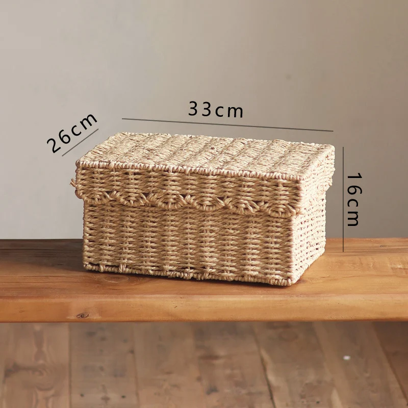 Handcrafted storage boxes made of natural material Stornfield