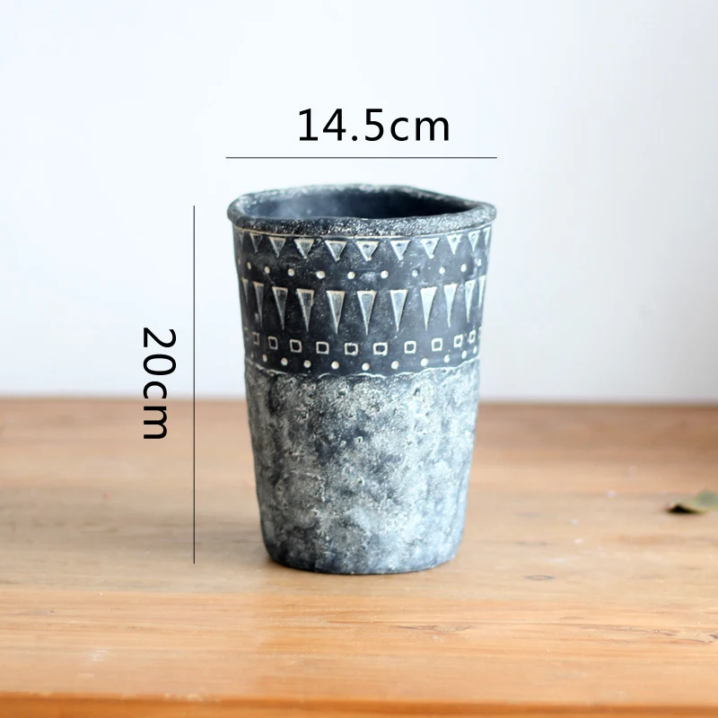 Elegant decorative pot made of high-quality concrete Stornfield