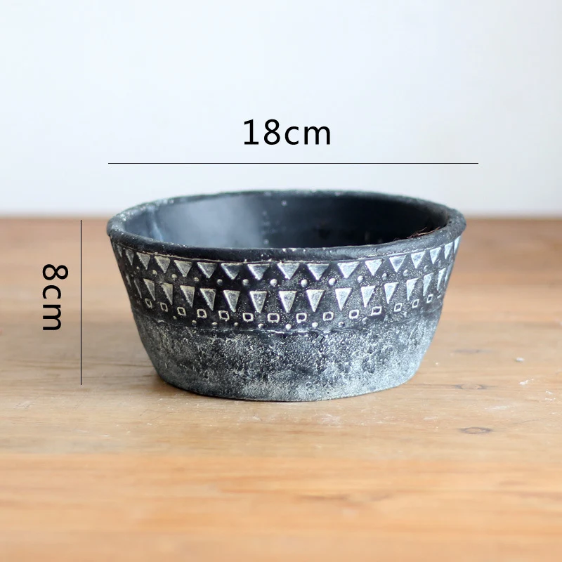 Elegant decorative pot made of high-quality concrete Stornfield