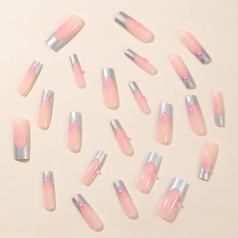 3D Stern Akzent Nail Art Verlängerungen Karnz