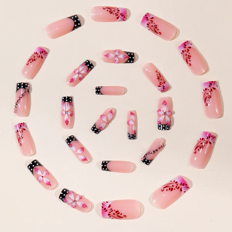 3D Blumennagelkunstverlängerungen Karnz