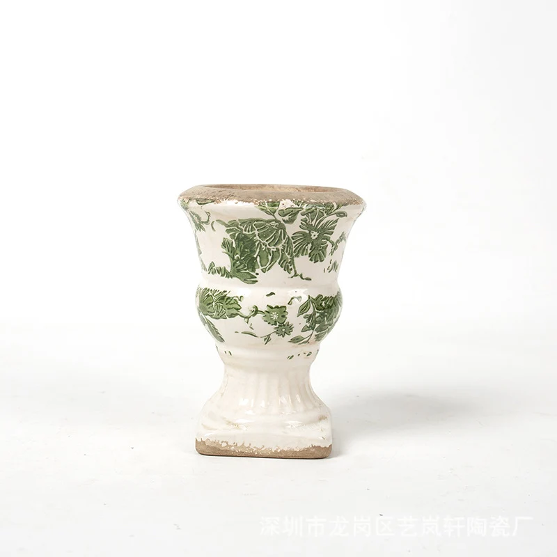 Floral Ceramic Planter Stornfield