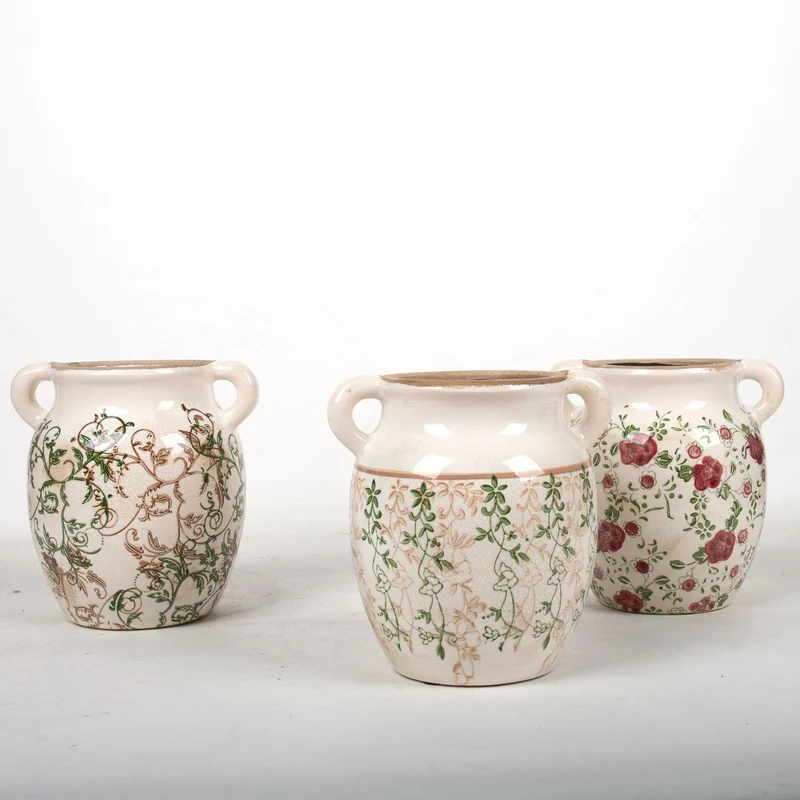 Flower decoration vessel with playful pattern Stornfield