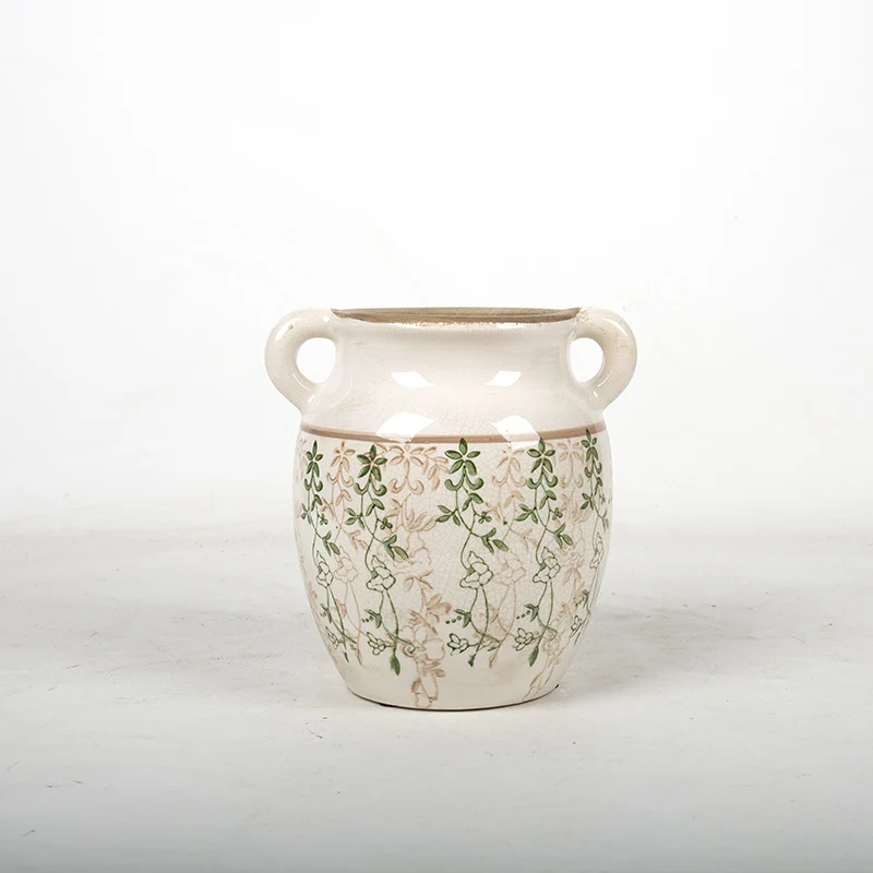 Flower decoration vessel with playful pattern Stornfield