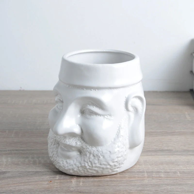 Decorative Plant Pot with Face Stornfield