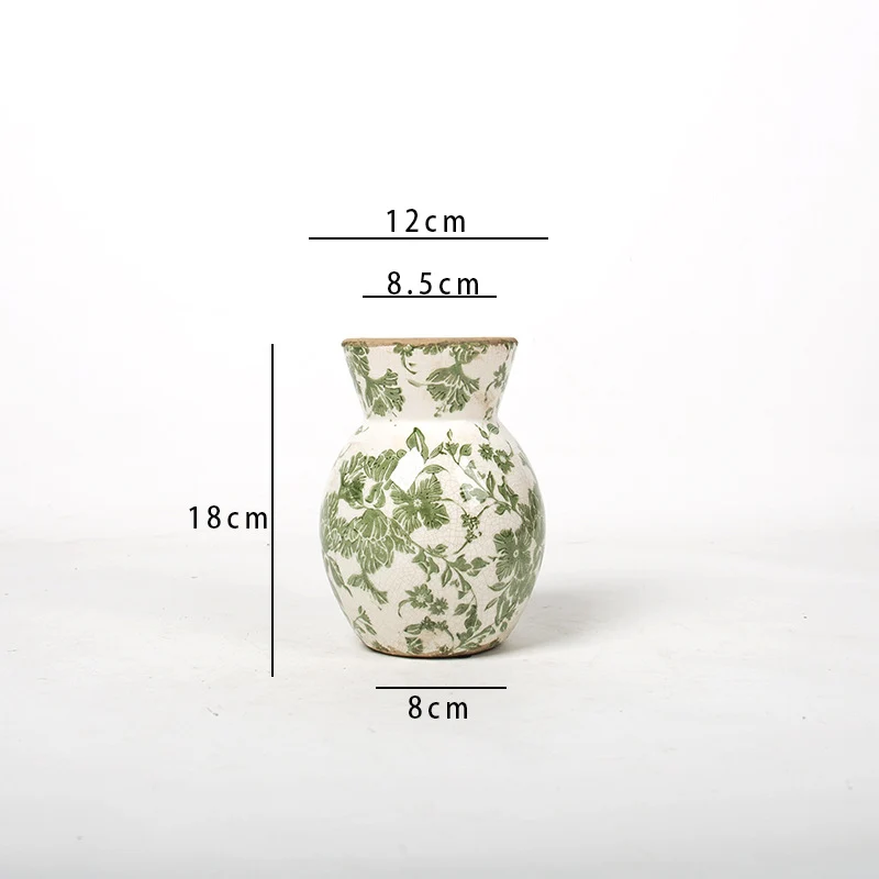 Floral Ceramic Vase Stornfield