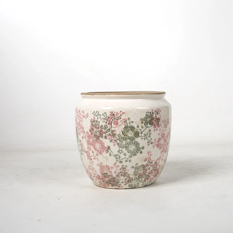 Floral Ceramic Plant Bowl Stornfield