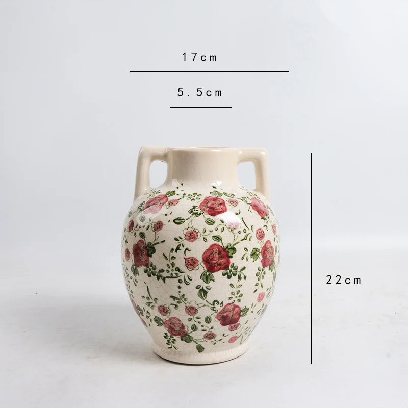 Floral Ceramic Flower Pot Stornfield