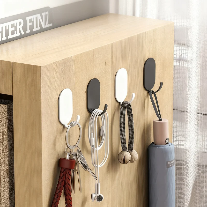 Selbstklebende Wandhaken aus Aluminium