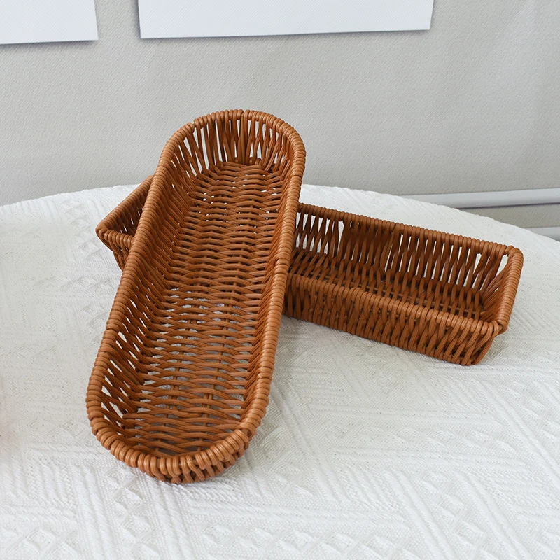 Rectangular Handwoven Storage Tray Stornfield