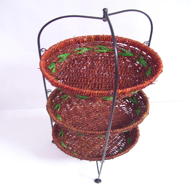 Multi-Tiered Woven Storage Rack Stornfield