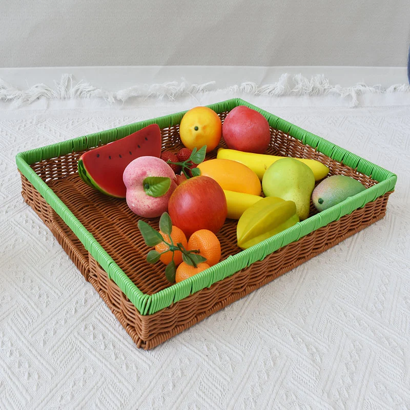 Multi-Functional Woven Serving Tray Stornfield