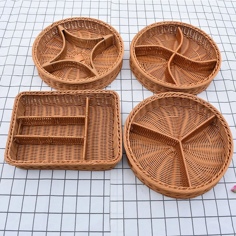Multi-Compartment Woven Organizer Tray Stornfield